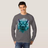 Ijs Wolf Fantasy Lange Mouw T-shirt (Voorkant volledig)