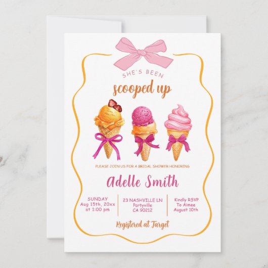 Ijs ze is opgepept Vrijgezellenfeest Kaart (Voorkant)