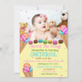 IJs zomer foto verjaardagsfeestje Kaart (Voorkant)