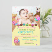 IJs zomer foto verjaardagsfeestje Kaart (Staand voorkant)