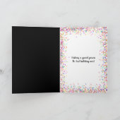 IJs zondag verjaardag Kaart (Binnen)