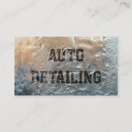 IJsac — Visitekaartje met automatische gegevens in (Voorkant)