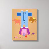 IJsangelolifanten Canvas Afdruk (Voorkant)