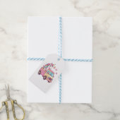 Ijsauto Eenhoorn (1) Cadeaulabel (Met Touw)