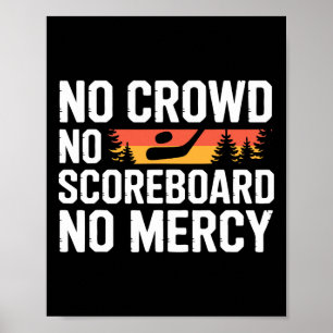 Ijsbaan Hockey Speler Geen Genade Shinny Poster