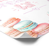 IJsbar Zoete pastel verjaardag Poster (Hoek)