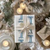 IJsbeentjesbrief in Kerstmis Cadeaupapier