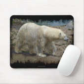 IJsbeer Arctisch Dier Beerliefhebber Muismat (Met muis)