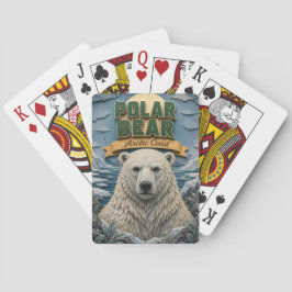 IJsbeer Arctische kust POPCUT Pokerkaarten