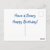 IJsbeer Briefkaart (Achterkant)