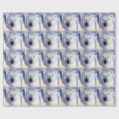 IJsbeer Cadeaupapier (Vlak)