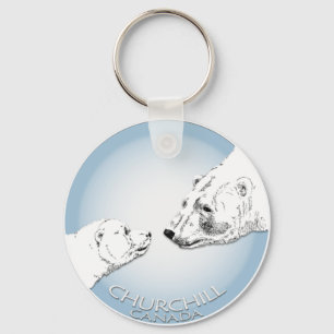 IJsbeer Churchill Sleutelhanger Souvenir Sleutelha