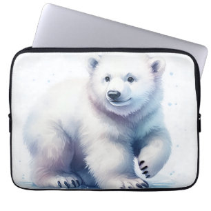 IJsbeer Cool Kalm & Onstuitbaar Laptop Sleeve
