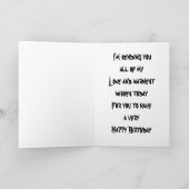 Ijsbeer, de Gelukkige Zoon van de Verjaardag Kaart (Binnen)