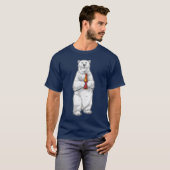 IJsbeer Fles Bier T-shirt (Voorkant volledig)
