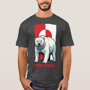 IJsbeer Groenland is niet Amerikaans T-shirt
