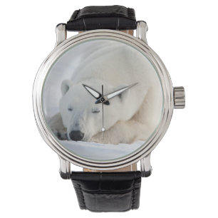 Ijsbeer in de winter horloge