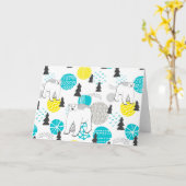 Ijsbeer Kaart (Gele Bloem)