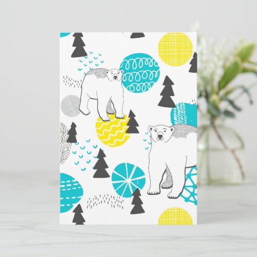 Ijsbeer Kaart (Staand voorkant)