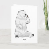 IJsbeer koffiekop Kaart (Achterkant)