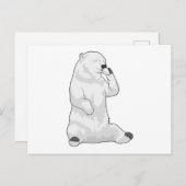 IJsbeer Koffiekopje Briefkaart (Voorkant / Achterkant)