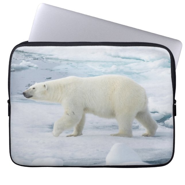 IJsbeer lopend, Noorwegen Laptop Sleeve (Voorkant)