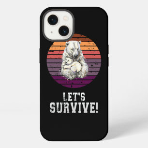IJsbeer met jong ijsberen dierenrechten ac iPhone 13 Hoesje