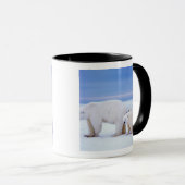 Ijsbeer met welpen mok (Voorkant rechts)
