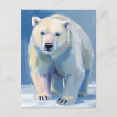IJsbeer | Mooie Dier Schilderij Briefkaart (Voorkant)