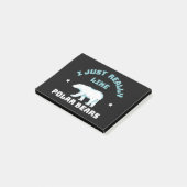 Ijsbeer Post-it® Notes (Schuin)