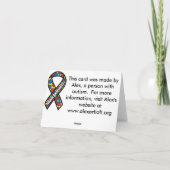 Ijsbeer, prettige feestdagen (plural:)! kaart (Achterkant)