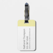 Ijsbeer - Rockster Bagagelabel (Achterkant verticaal)