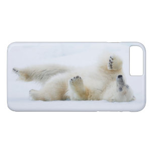 Ijsbeer rollend in de sneeuw, Noorwegen Case-Mate iPhone Case