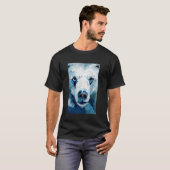 IJsbeer Schilderen Olieverf Schilderen T-shirt (Voorkant volledig)
