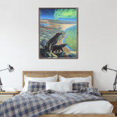 IJsbeer Schilderij Canvas Print (Insitu (Slaapkamer))