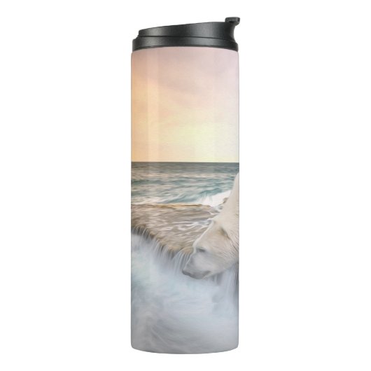 IJsbeer Thermosbeker (Gedraaid links)