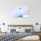 ijsbeer, Ursus maritimus Canvas Afdruk (Insitu (Slaapkamer))