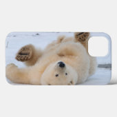 ijsbeer, Ursus maritimus, jong dier rolt 3 Case-Mate iPhone Case (Achterkant (horizontaal))