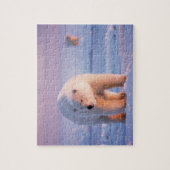 ijsbeer, Ursus maritimus Legpuzzel (Verticaal)