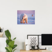 ijsbeer, Ursus maritimus Poster (Thuiskantoor)