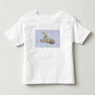 ijsbeer, Ursus maritimus, welp rollend Kinder Shirts