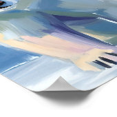 Ijsbeer | Waterverf Winter Dier Schilderij Poster (Hoek)