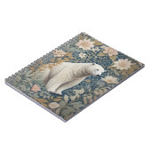 IJsbeer William Morris geïnspireerd door bloemen Notitieboek (Linkerzijde)