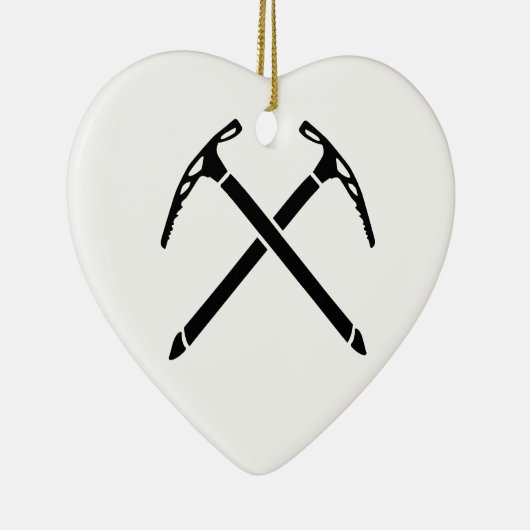 ijsbeitsen bijl keramisch ornament (Rechts)