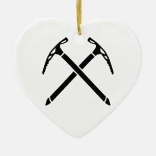ijsbeitsen bijl keramisch ornament
