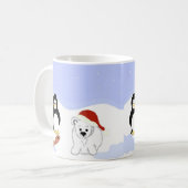 Ijsberen en Pinguïns Koffiemok (Voorkant links)