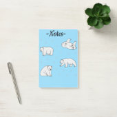 Ijsberen Post-it® Notes (Kantoor)