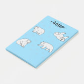 Ijsberen Post-it® Notes (Schuin)