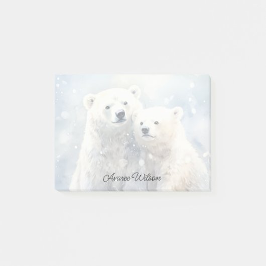 Ijsberen Post-it® Notes (Voorkant)