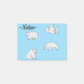 Ijsberen Post-it® Notes (Voorkant)